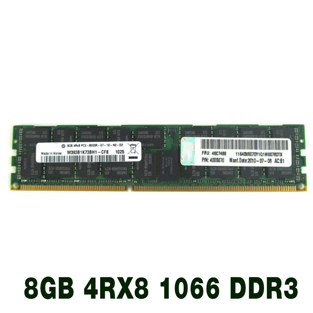 

1 шт. 3850 X5 X3650 X3550 M3 M4 для IBM RAM 49Y1398 49Y1416 46C7488 46C7482 43X5070 PC3-8500R Серверная память 8 ГБ 4RX8 1066 DDR3