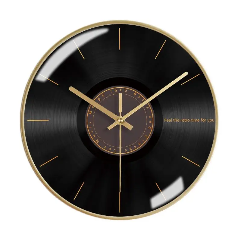 

Nordic Silent Wall Clock Metal Modern Kitchen Living Room Creative Luxury Wall Clocks Home Decor Relogio De Parede Gift FZ723