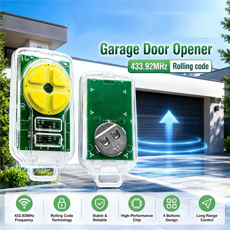 24-Hour Delivery For ATA For PTX5 PTX-5 Triocode PTX-5V1 PTX-5V2 Garage Door Remote Control 4Pcs 433.92Mhz Handheld Transmitter