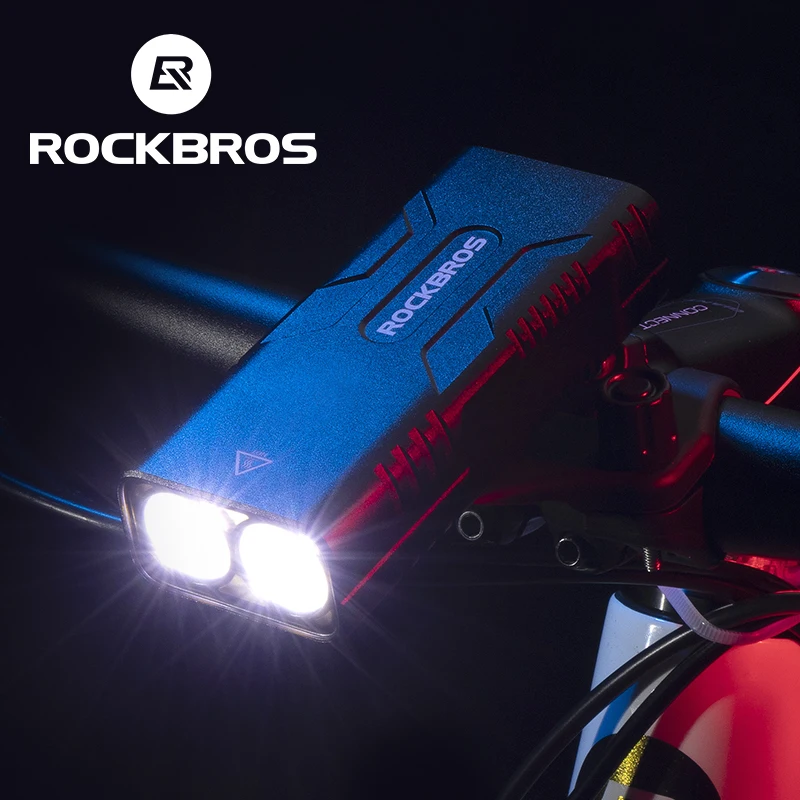 ROCKBROS Bike Light 850Lumen faro per bicicletta 10000mAh Type-C ricaricabile IPX6 impermeabile MTB lampada da ciclismo torcia elettrica