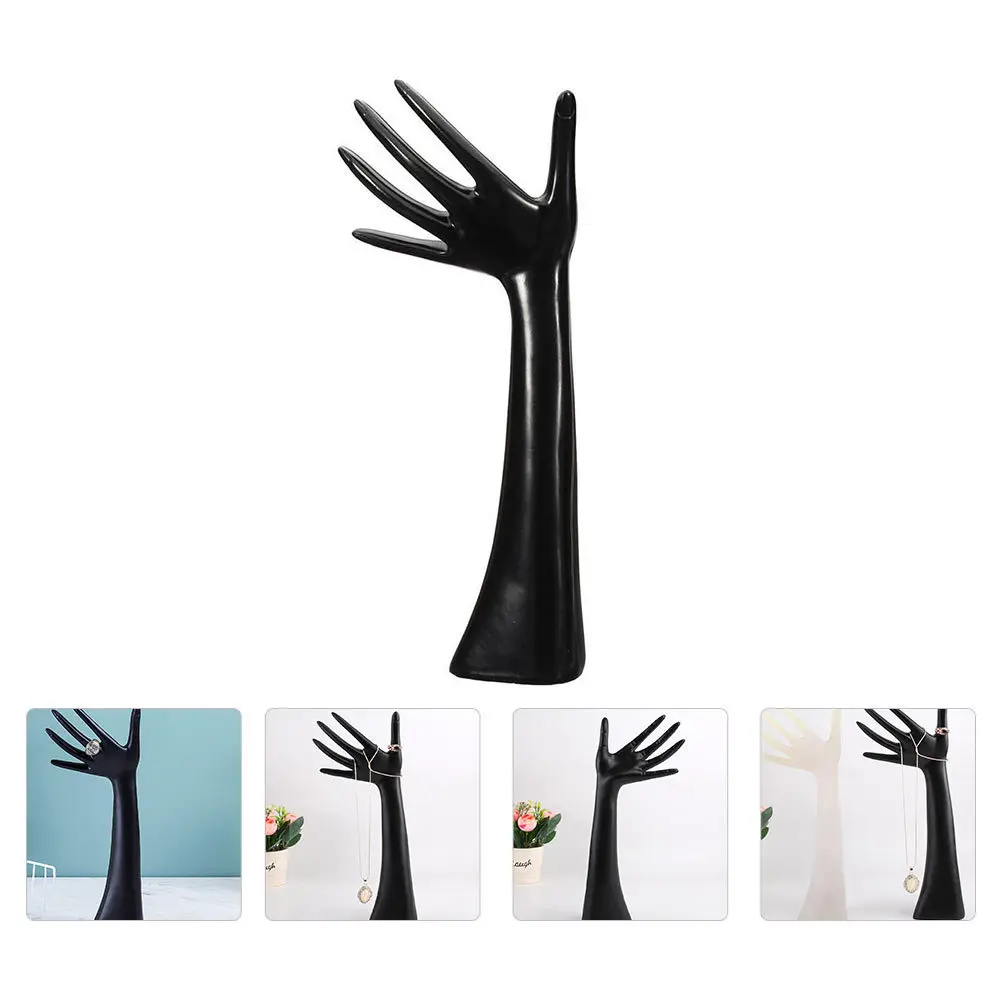 

Earring Organizer Resin Jewelry Display Stand Black Practical Creative Jewelry Tower Earring Holder for Dressing Table Shopping