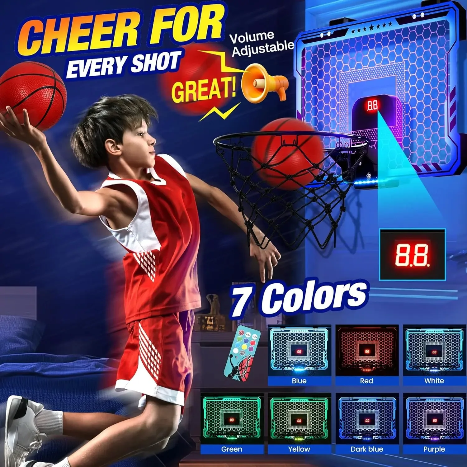 Mini aro de baloncesto mejorad - Scoreboard Digital reseña y precio