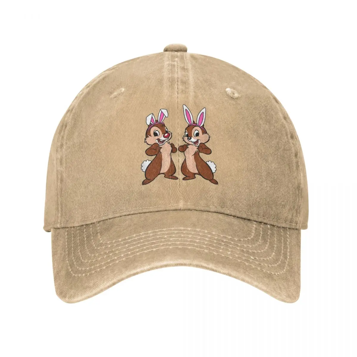 Chip 'n'dale-gorras de béisbol con orejas de conejo de Pascua para hombre, gorra desgastada lavada de mezclilla, sombrero Snapback de moda para actividades al aire libre, Primavera