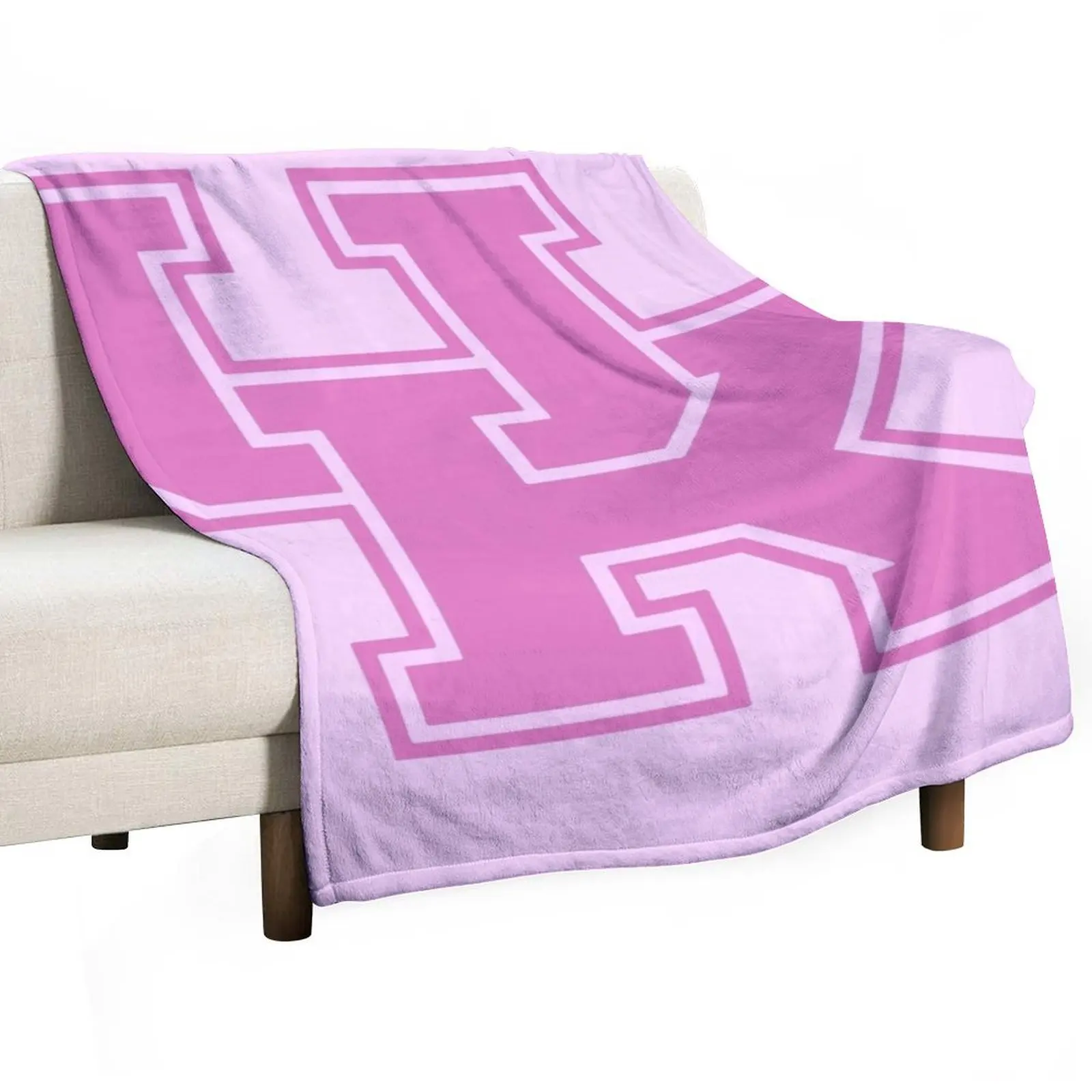 

University of Kentucky Pink Logo Throw Blanket Summer For Sofa Thin Furry Decorative Sofa Blankets
