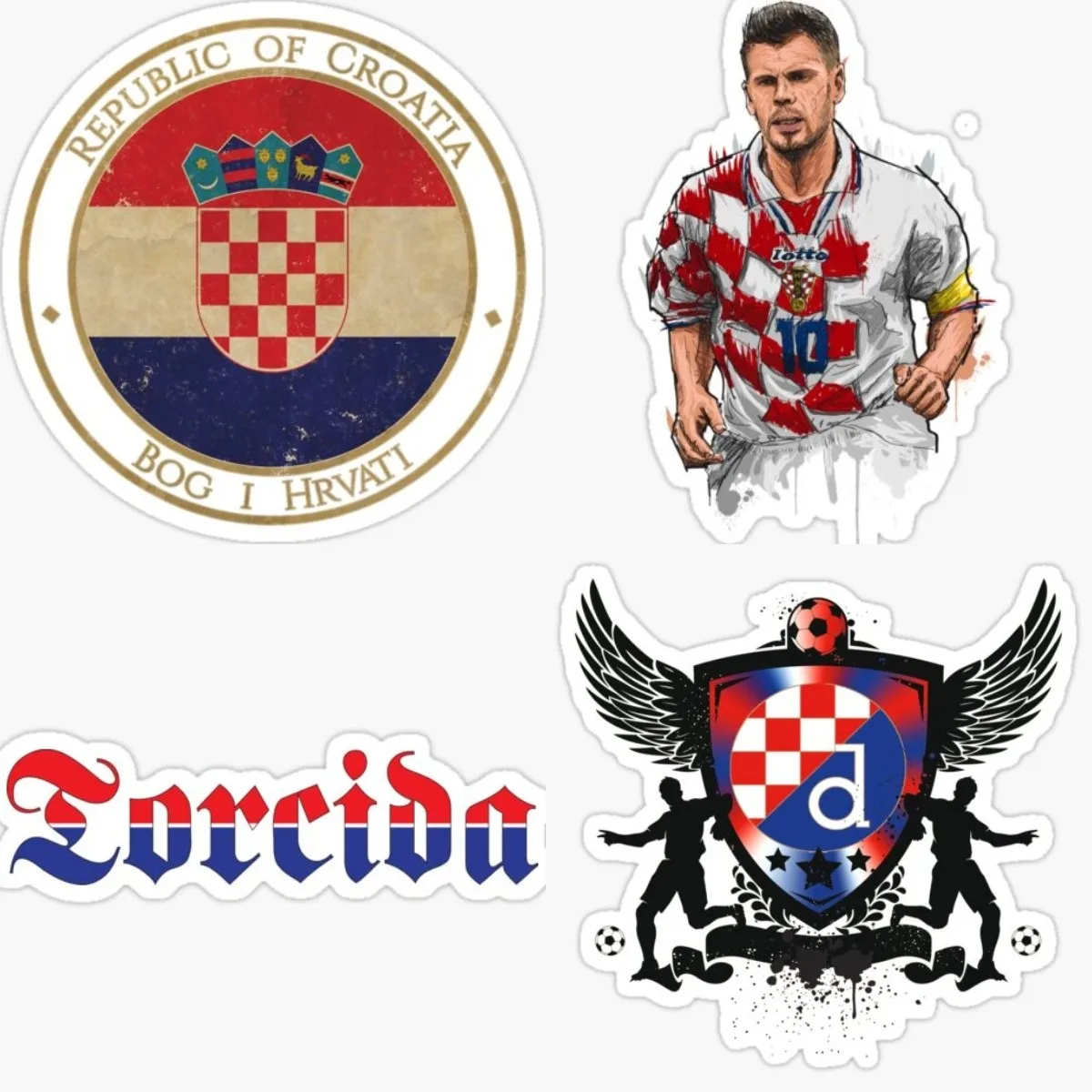ملصقات كرواتيا العلم الكرواتي ملصق ممتص للصدمات للسيارات والدراجة والكمبيوتر المحمول مقاوم للماء من الفينيل ملصق سيارة لتزيين السيارات