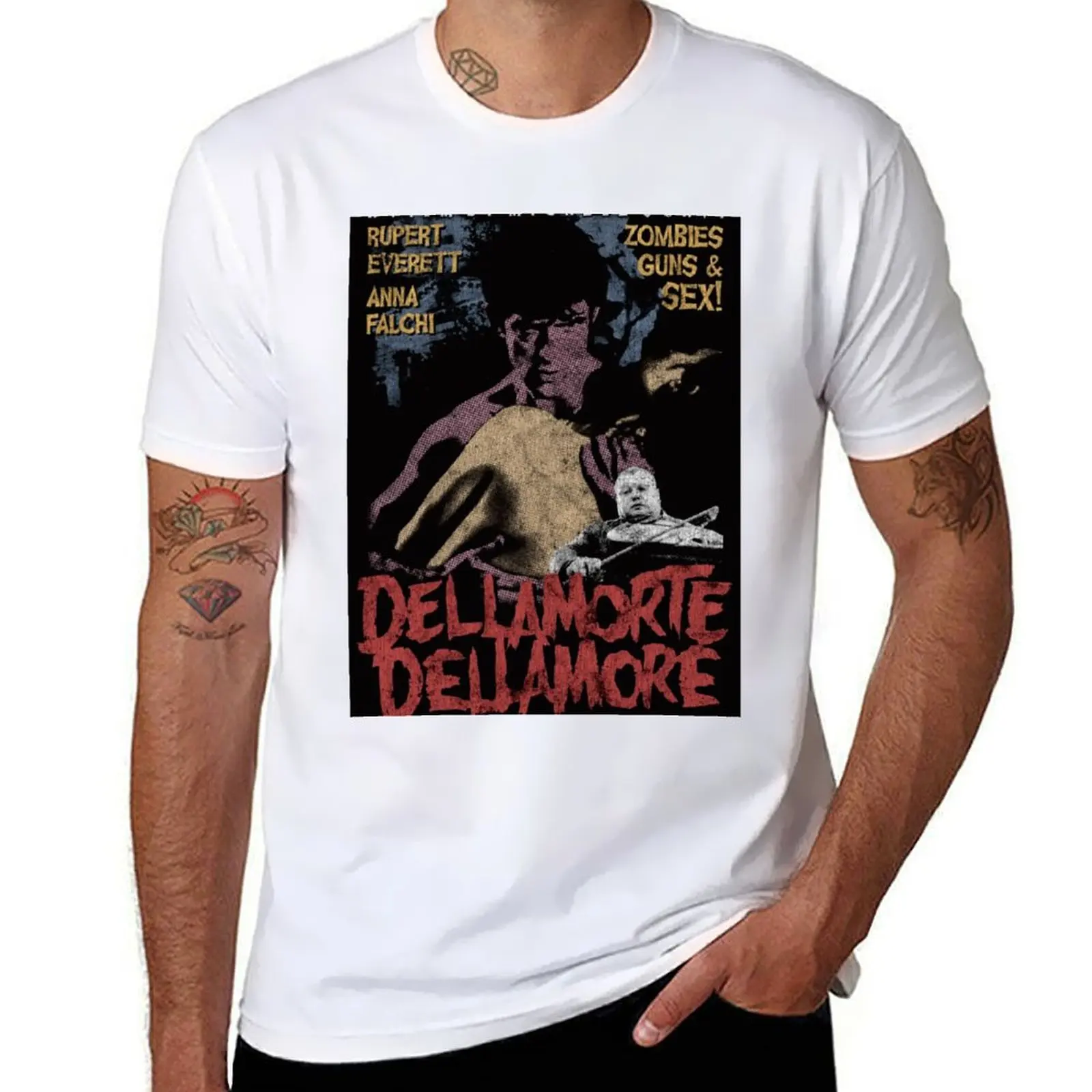 

Dellamorte Dellamore, Dylan Dog, Cemetery Man Poster T-Shirt t shirt men 100% cotton luxury brand man t shirt designer T-shirt