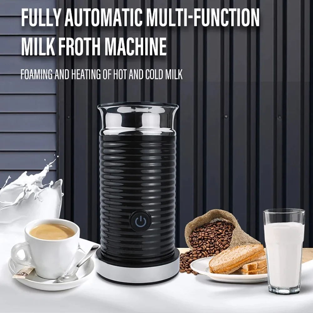 220V Automatic Electric Milk Frother,Milk Warmer Foamer,Cold/Hot Latte Cappuccino Chocolate Foam Maker,Milk Frother