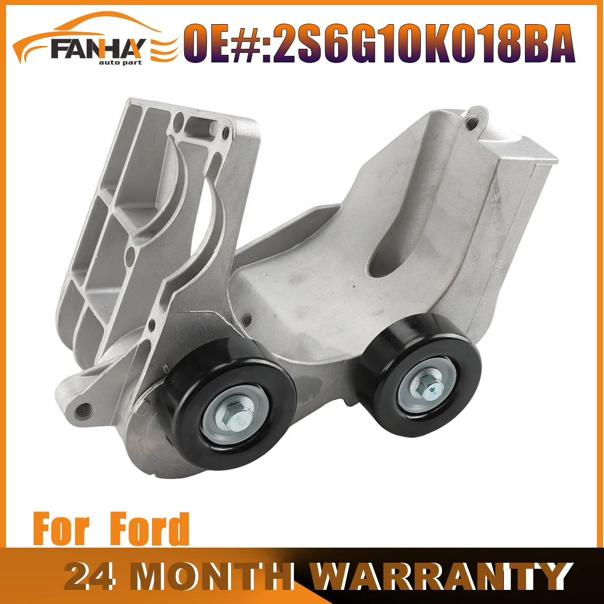 Tensionador de Correia 2S6G10K018BA para Ford Fiesta Sedan L4 1.6L 2003 2004 2005 2006 2007 2008 Acessórios para Carro