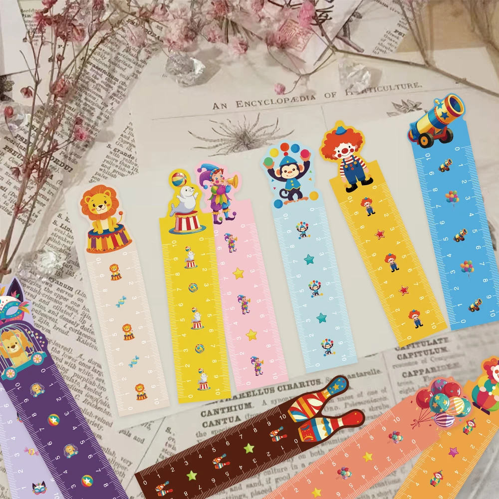 30PCS Circus Bookmarks, Student Supplies, Creative Reading Bookmarks, Artistic Handbooks, Decorative Bookmarks