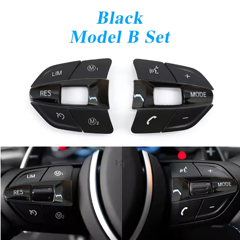 Auto Lenkrad RES MODUS Taste Abdeckung Für BMW F10 F11 F30 F31 F34 F01 F02 F07 F06 F12 F25 F26 F15 F16 M2 M3 M4 M5 X5M X6M