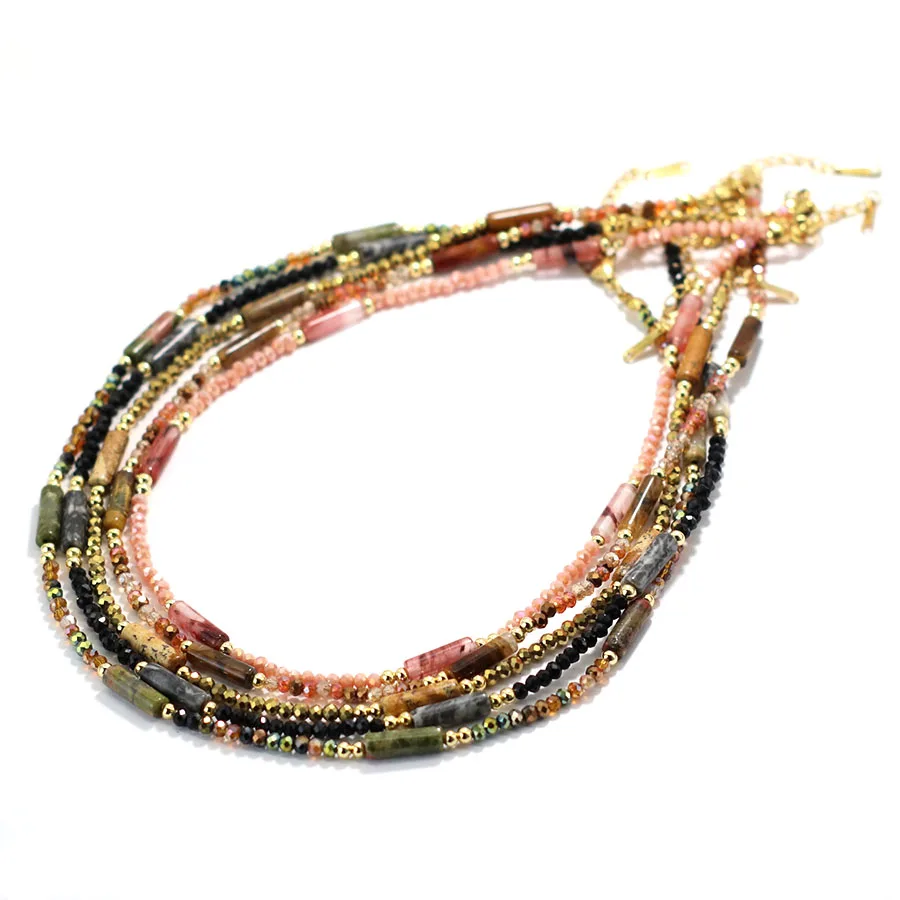 Böhmische Rocailles-Halskette für Frauen, 40,6 cm, Halsband, Strand, Outdoor, lässig, Hals-Accessoires, kurze Kragen, Geschenk für Sie – Detail 11