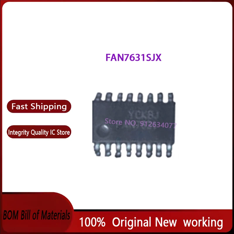 10PCS 100% Brand new original FAN7631 FAN7631SJX SOP-16
