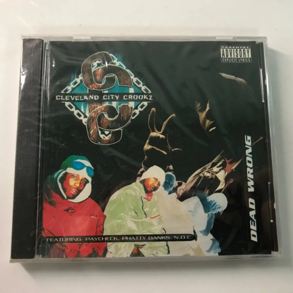 CD 'Dead Wrong' American Hip Hop Group Cleveland City Crookz Midwest Underground Rap Gem Rare Gangsta Rap Release 1990s Gritty