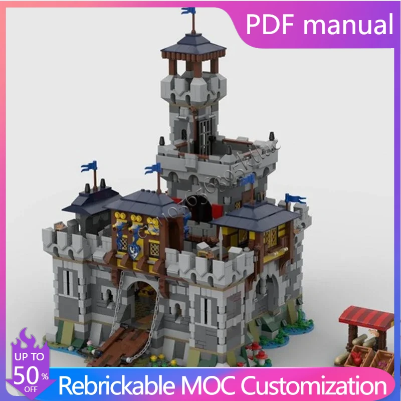 

New 3026 pcs Medieval Castle Fortress Building Blocks Bricks Model Assembling Fit for Children Surprise Birthday present Set