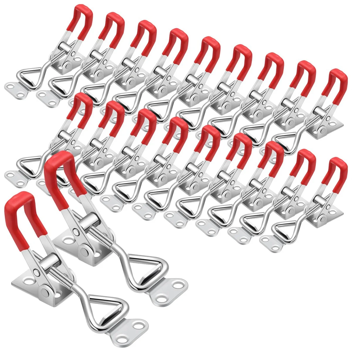 36Pcs Adjustable Toggle Latch Clamp Pull Latch 4001 Heavy Duty Latch Lock Metal Door Latches Sturdy Latches Hardware