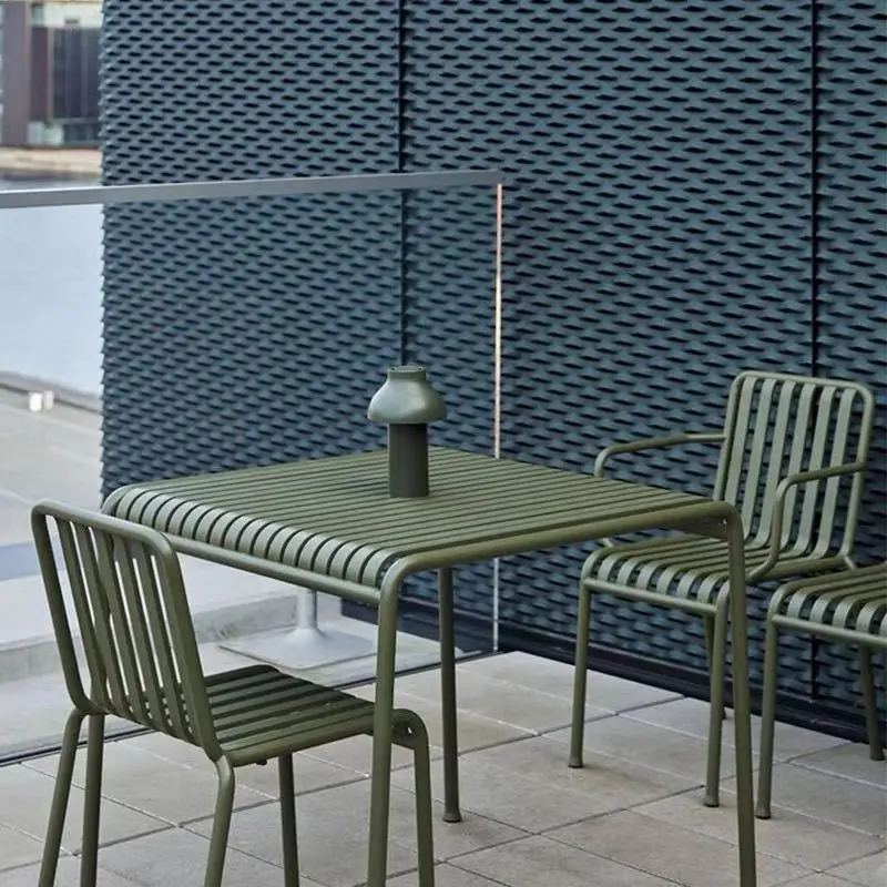 For outdoor creative tables and chairs courtyard outdoor furniture milk tea cafe outdoor leisure table and chair combination