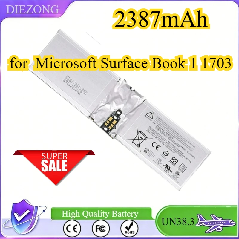 

Литий-полимерный аккумулятор 2387 мАч для Microsoft Surface Book 1 1703