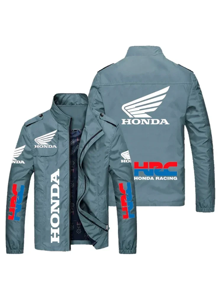 AliExpress UK MOTO Honda HRC Men's Motorcycle Jacket, Windproof and Warm Motorcycle Jacket Windbreaker, a Gift for Off-road Bike Riders