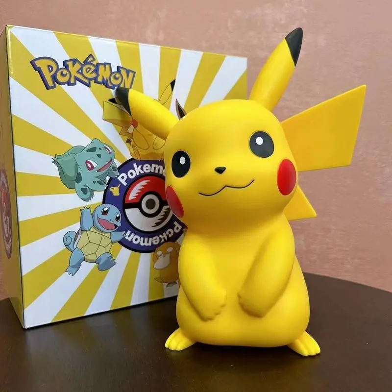 Hot Sale Pokemon Pikachu Doll Model Large Figure Charmander Eevee Porkby Squirtle Figurine Younth Toys Collects Ornament Gifts