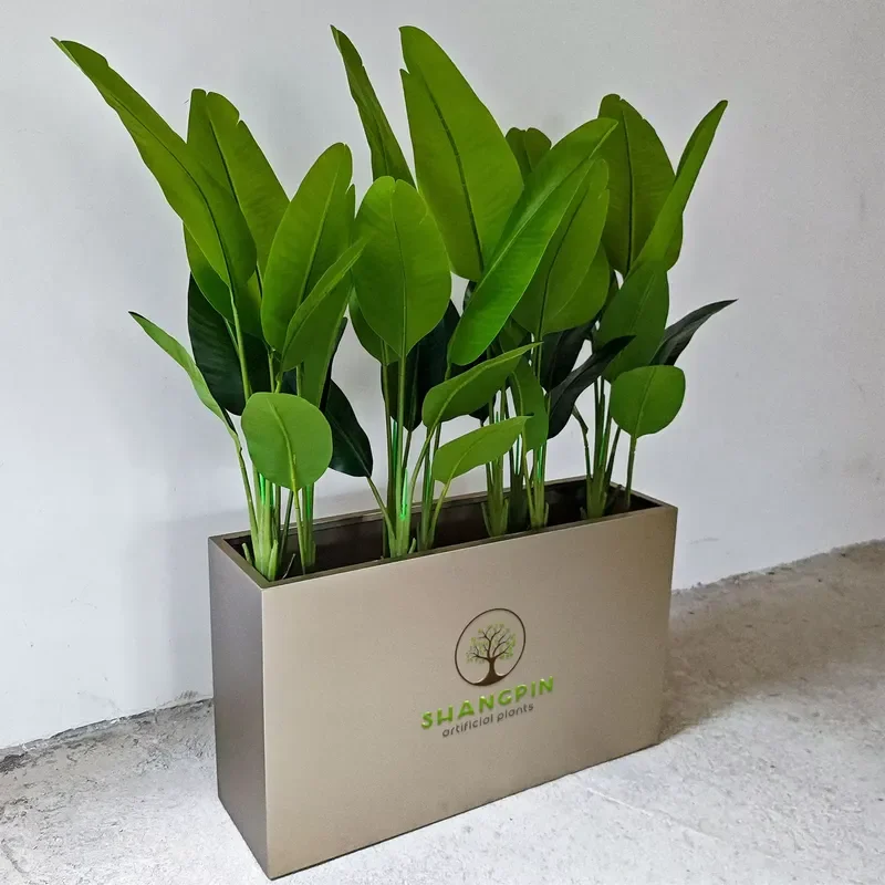 Fake Green Plant Artificial Plants Artificial Banana Tree Artificial Travel Banana Plant Bonsai for Indoor Decoration