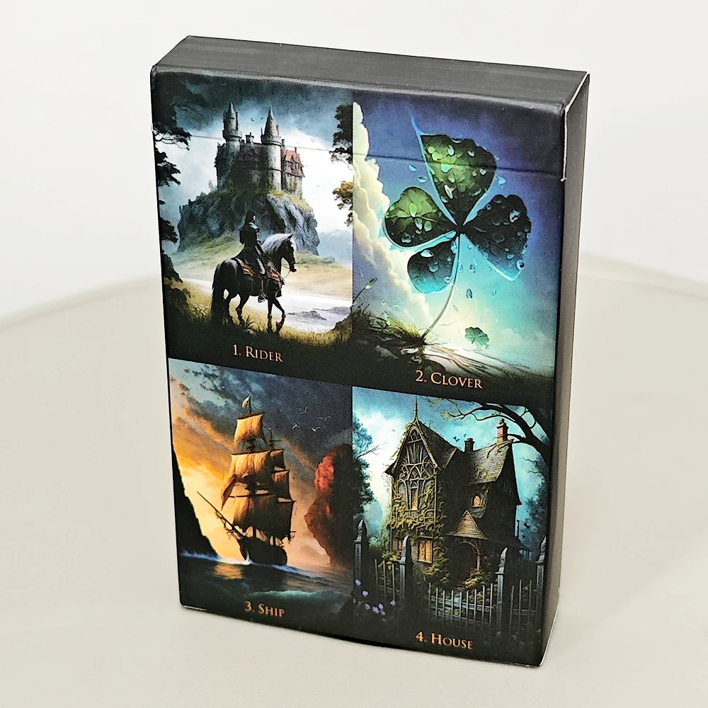 

36 Pcs Fantasy Lenormand Cards 9*6cm Weird World Lenormand Deck