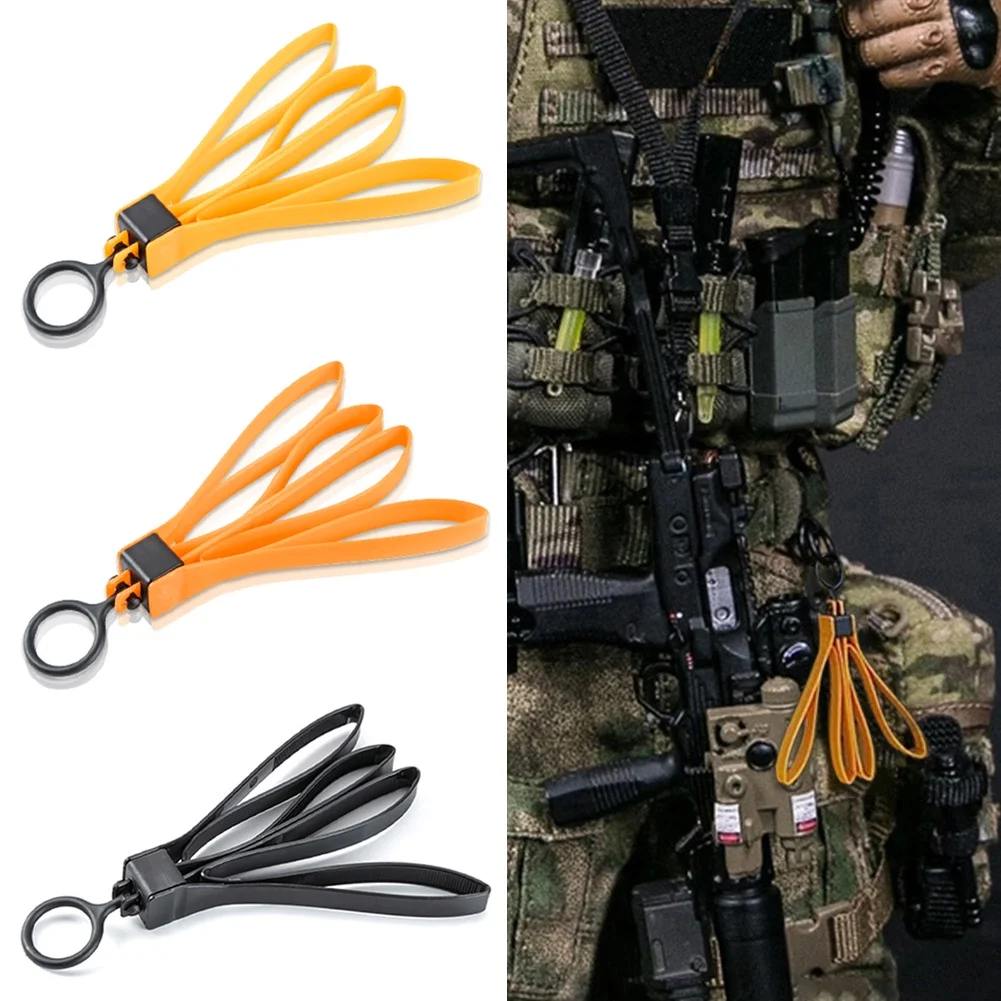 Tactical Plastic Cable Tie Strap Handcuffs CS Sport Decorative Belt TMC Sport Gear Disposable Cable Tie Black Orange Yellow