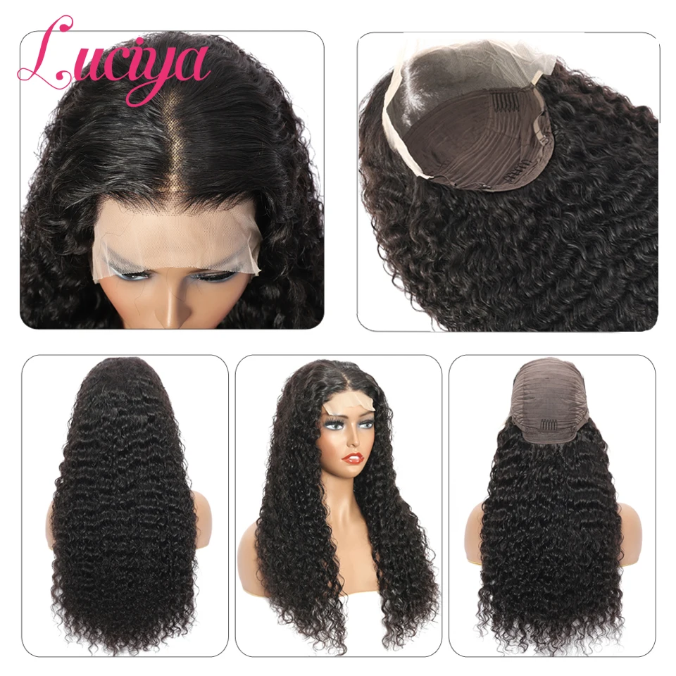 Deep Wave Lace Front Human Hair Wigs For Women 4x4/5x5 Lace Closure Wig 13x4/13x6 HD Lace Frontal 360 Glueless Curly Hair Wigs