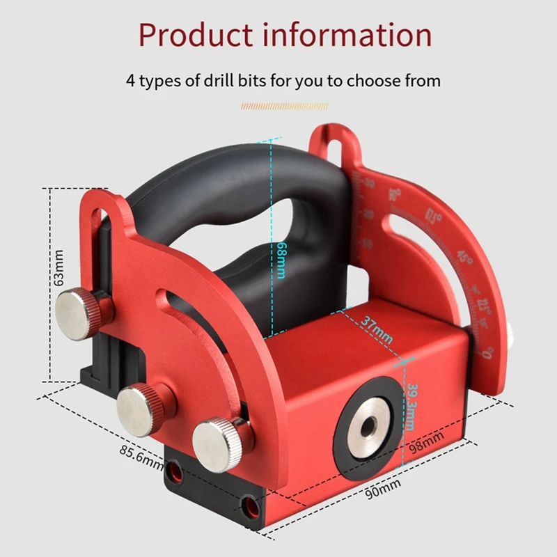 Woodworking Punching Locator Center Line Scriber Board Splicing Installation Tool