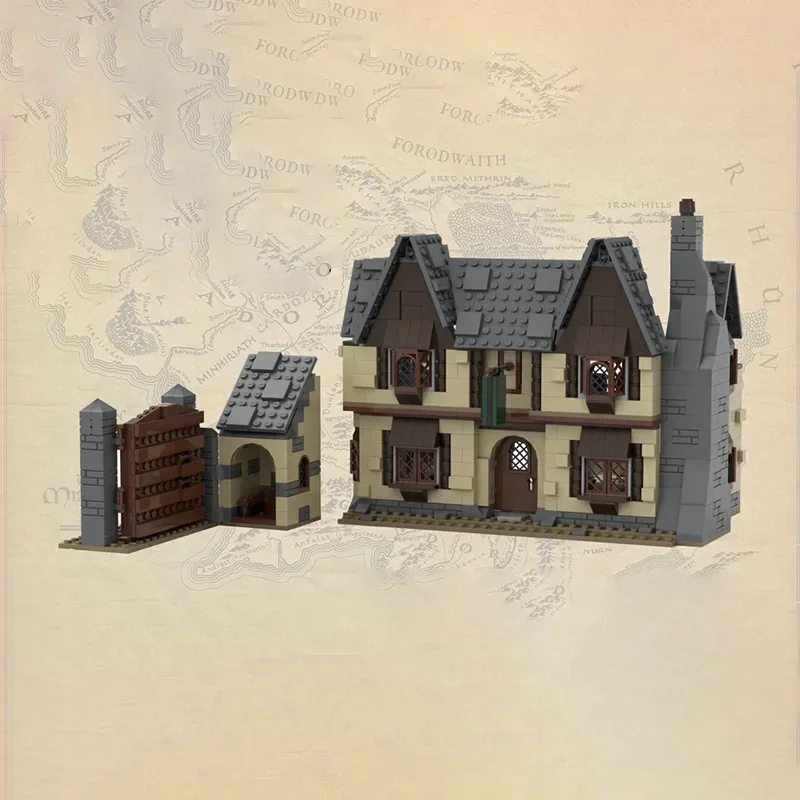 Modelo de película estrella, bloques de construcción Moc, tecnología de la casa Medieval Times, bloques modulares, regalos, juguetes de Navidad, conjuntos DIY de montaje