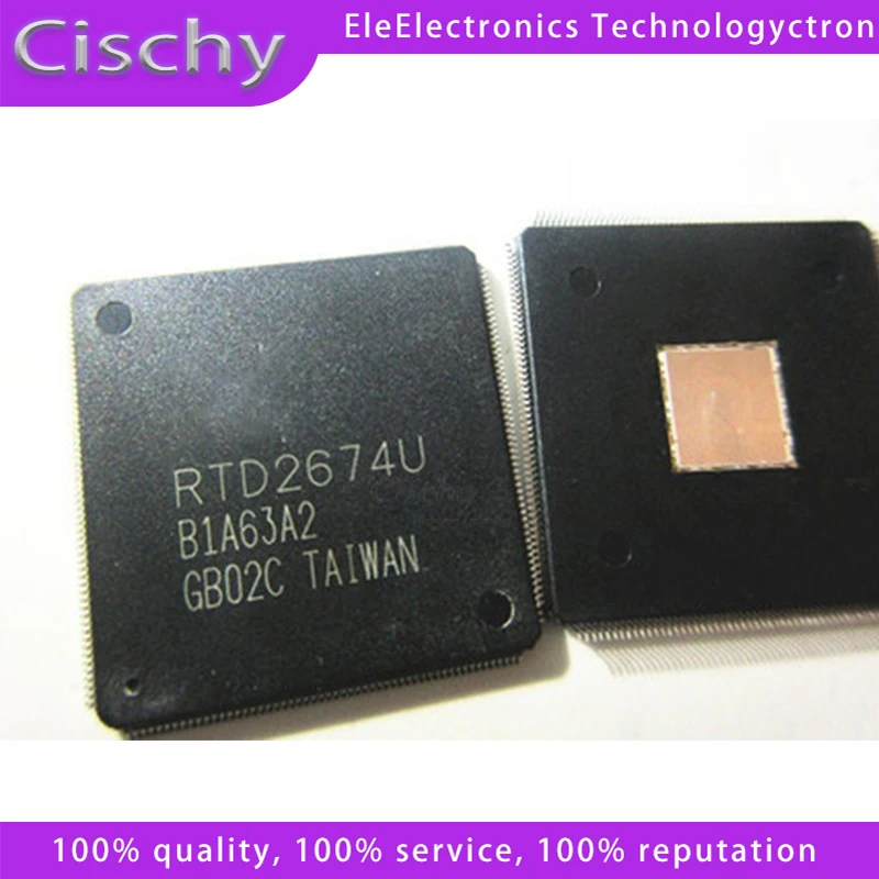 2pcs RTD2674U RTD2674U-GR QFP-216 Chipset