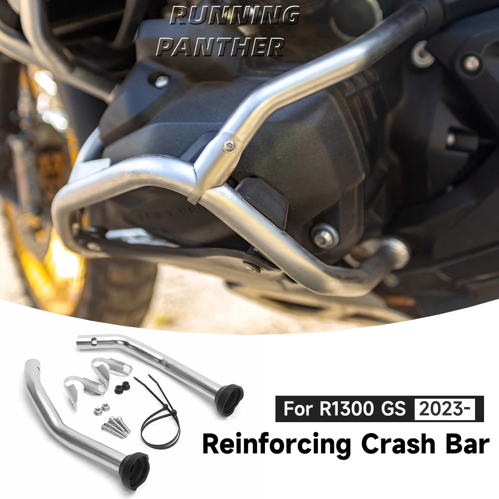 Motorcycle Engine Crash Bar Bumper Original Frame Protection Reinforcements Bar Kit For BMW R1300GS R1300 GS R 1300 GS 2023 2024