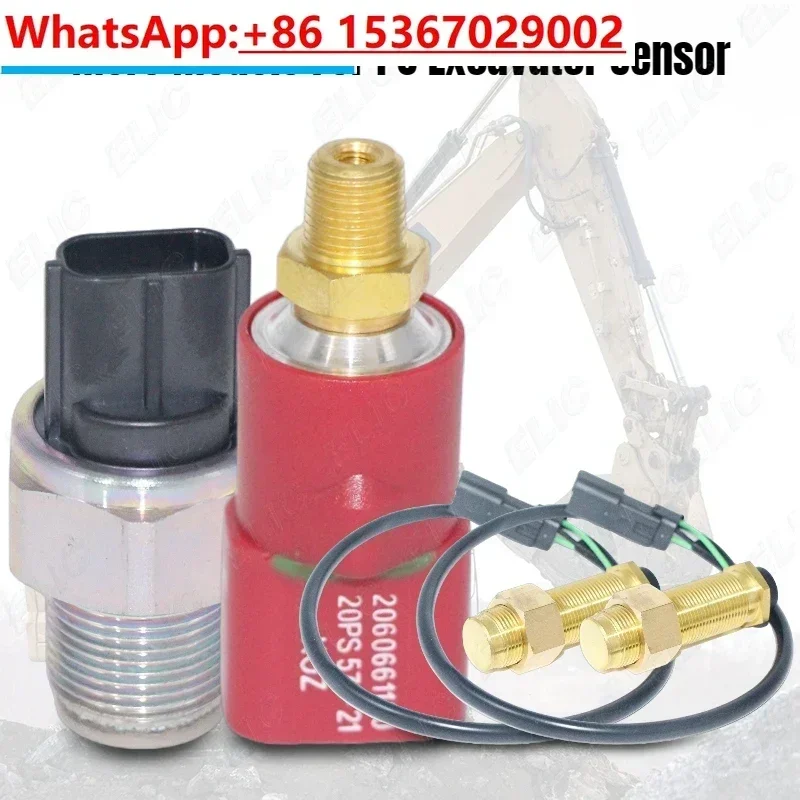 Excavator spare parts SH200 SH210 SH240 CX130 CX210 CX240 High Pressure Sensor KHR41950 KHR10290