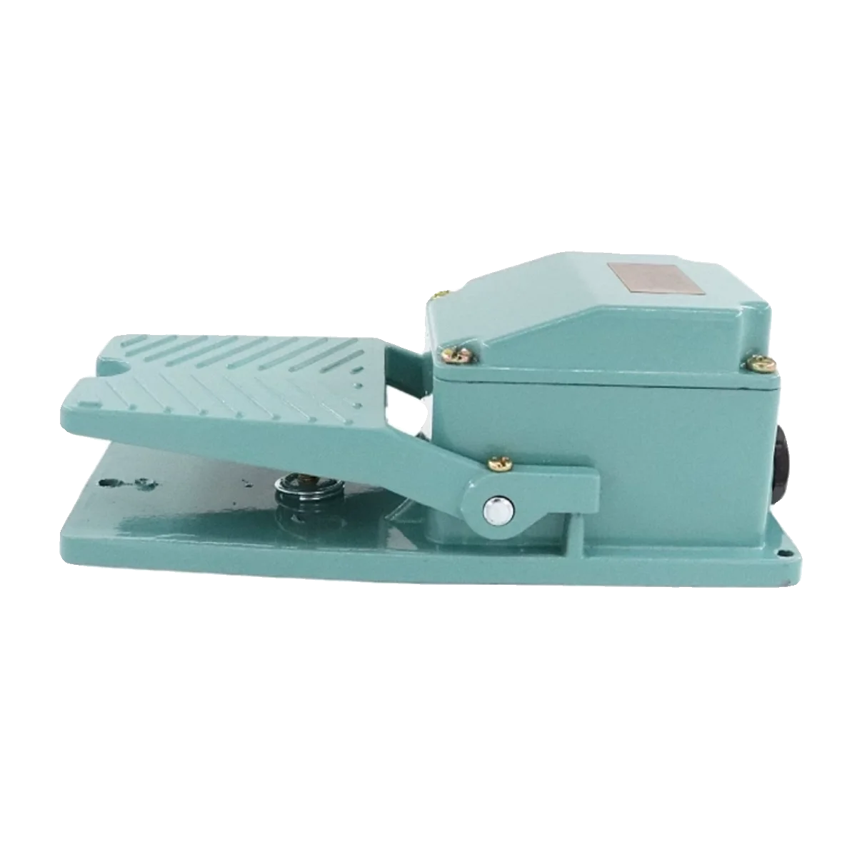 TFS-402 250V 10A(15A) Green Metal Case Control Foot Pedal Switch Green