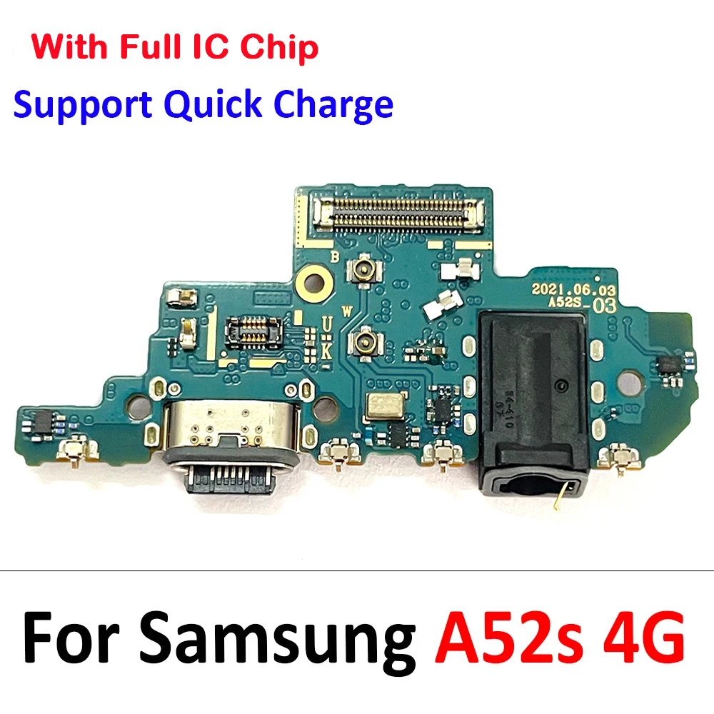 For Samsung A52S A528B A528 4G 5G USB Micro Charger Charging Port Dock Connector Mainboard Main Board Flex Cable