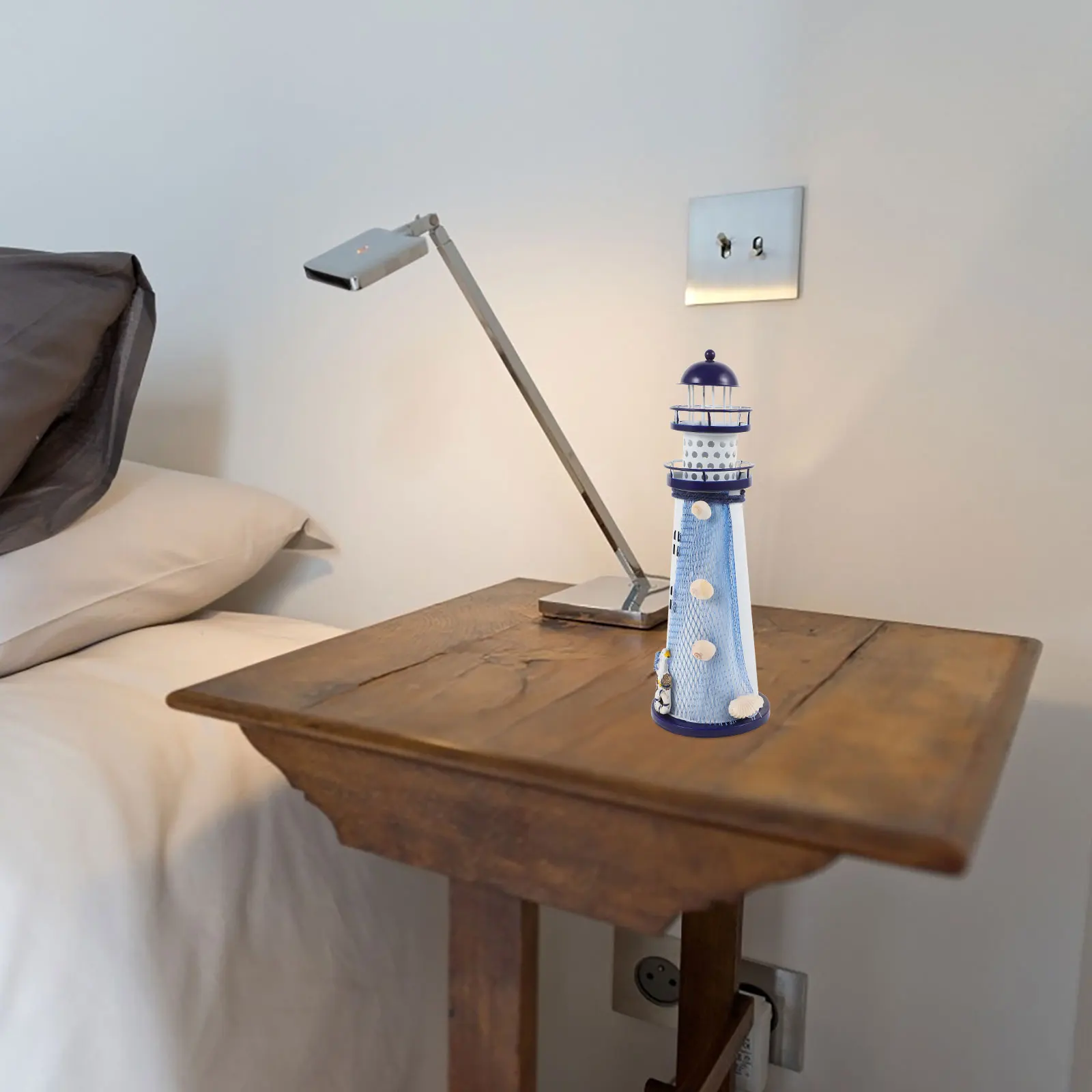 

Lighthouse Ornament Large Size Home Decor Craft Room Office Bar Study Decoration Lamp Craft