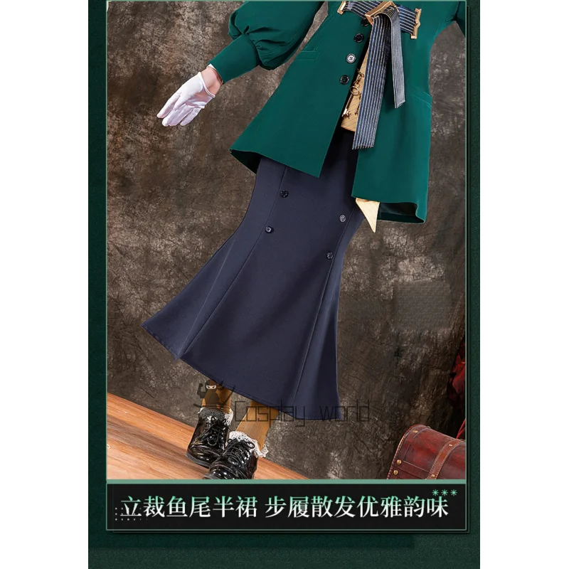 Реверс игры: 1999 костюмы для косплея Kakania великолепный костюм юбка русалки наряд одежда Хэллоуин карнавальная вечеринка женская униформа