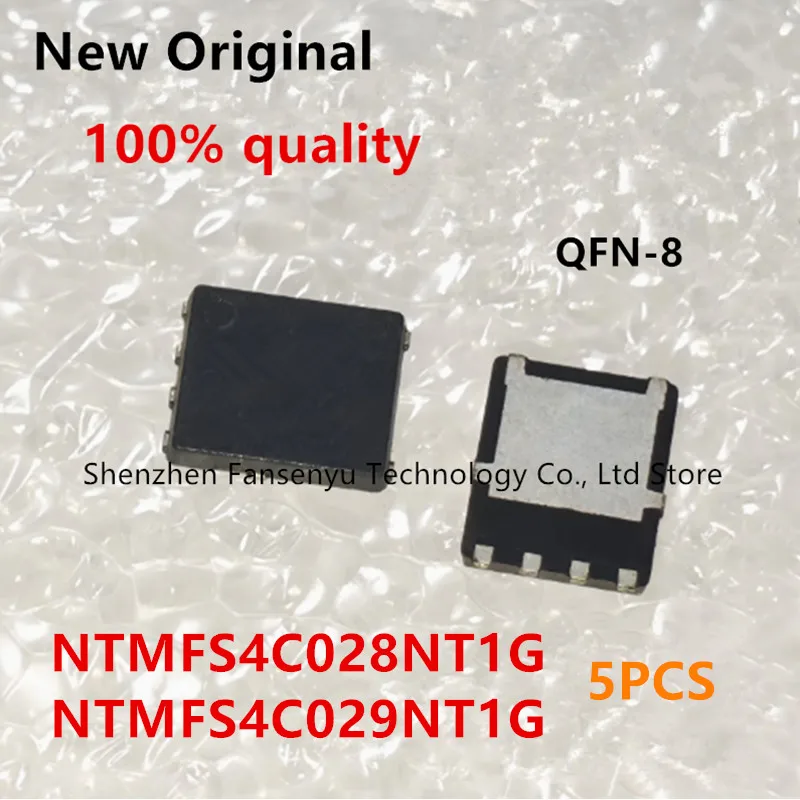 

(5piece)100% New NTMFS4C028NT1G NTMFS4C029NT1G 4C028 4C029 QFN-8
