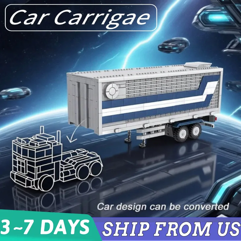 

1766 PCS Compatible Truck Combined Carriage Building Block Model Educational Brick Toys For Boy Birthday Christmas Gift