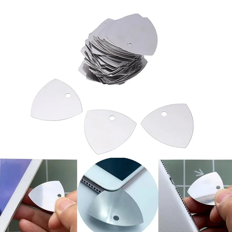 

10/20/50PCS Triangle Metal Flat Spudger Soft Blade Pry Bar Ultra Thin Flexible Mobile Phone Disassemble Repair Pry Opening Tool