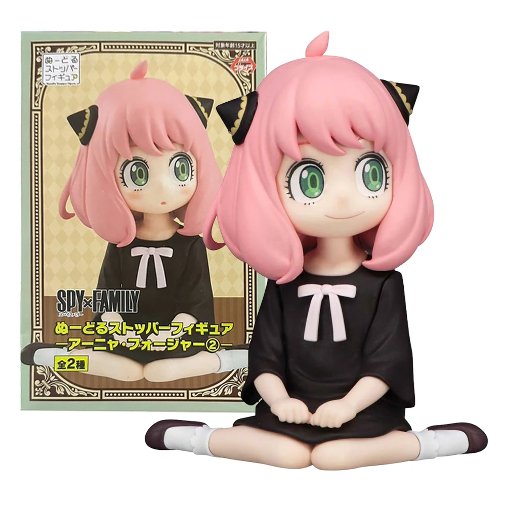 9CM Anime Spy × Family Anya Forger Figuur Noodle Stopper Figuur Model Speelgoed Pop Actiefiguur PVC Desktop Auto decoraties