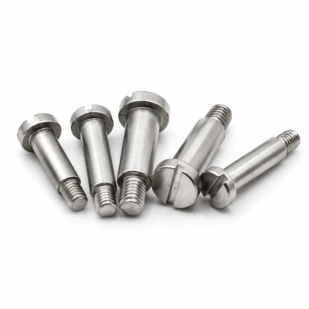 5pcs/lot M1.6 M2 M3 M4 M5 M6 M8 M10 304 Stainless Steel Slotted Shoulder Screws Stripper Bolts Stepped Limit Shoulder Bolts