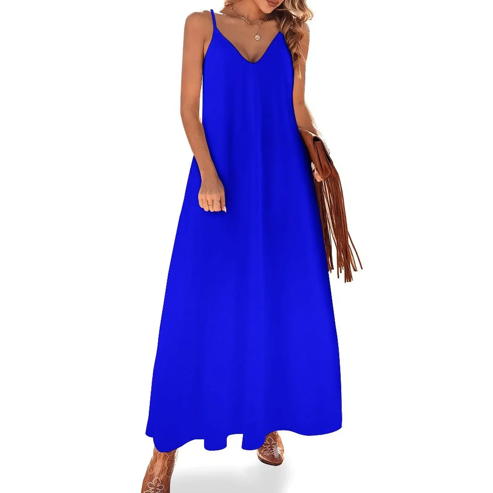 

Royal Blue Sleeveless Dress Women's evening dress Women's long dress dresses for womens 2025 luxury