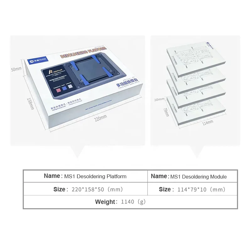 TLF Mijing IRepair MS1 デソルダリングプラットフォーム マザーボードFace ID修理用 デソルダリングステーション