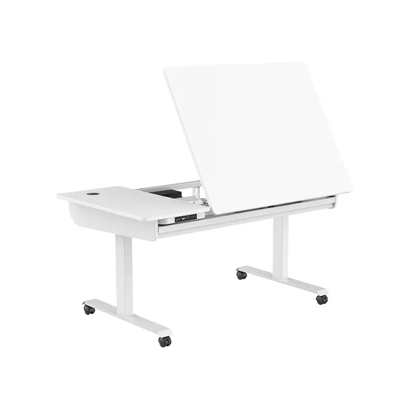 Electric Lifting Drawing Table Mobile Art Drawing Table Workbench