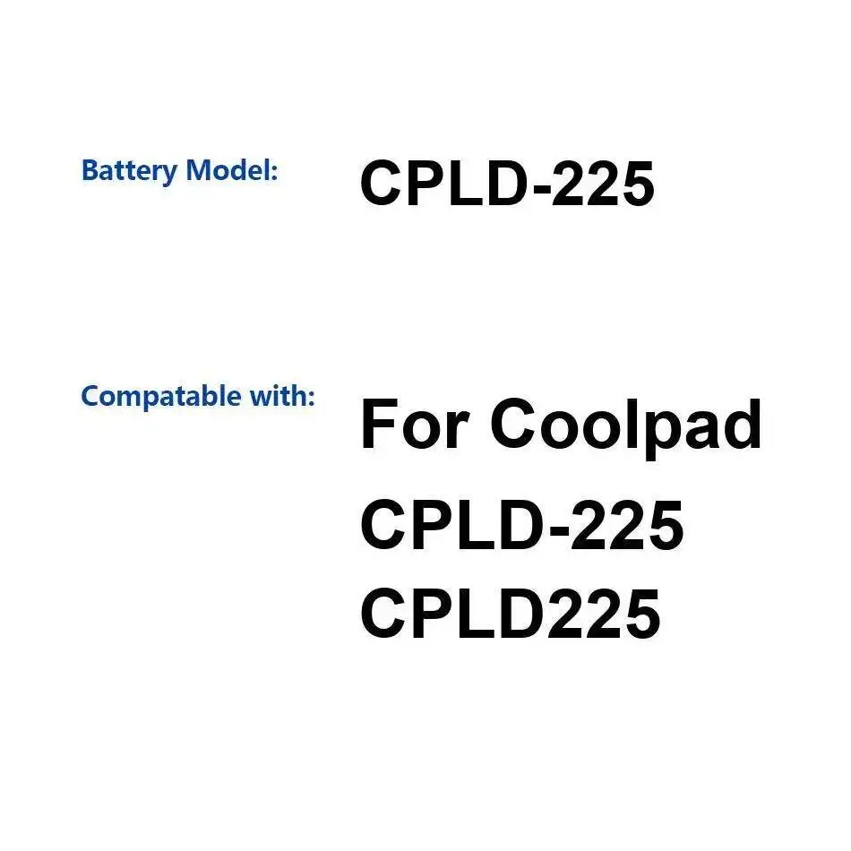 

4050 мАч для легкого аккумулятора мобильного телефона Coolpad Cpld-225