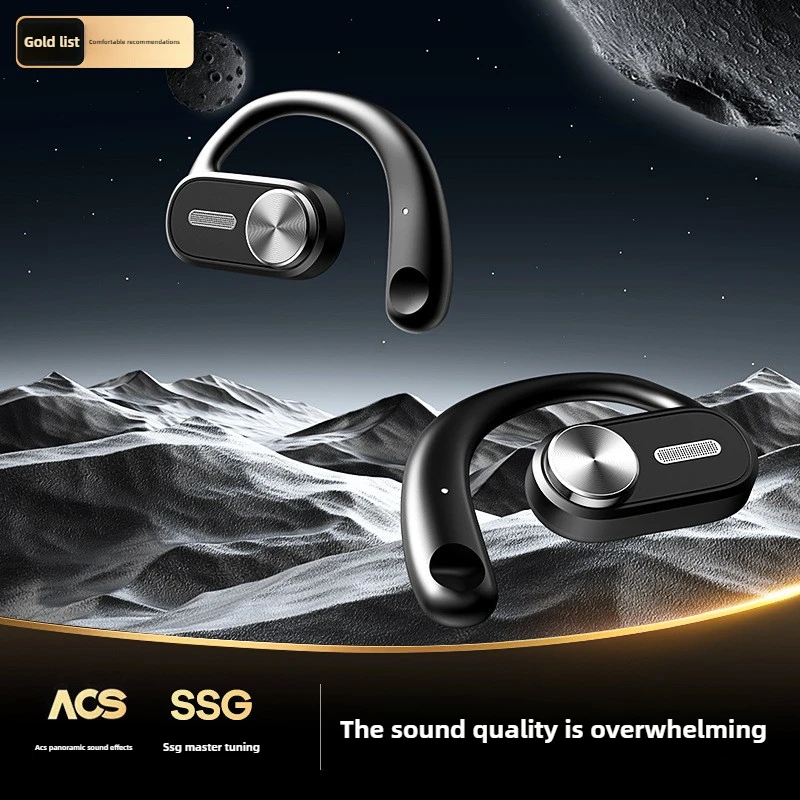 

Open Bluetooth headset, business sports wireless headset, ear hanging wireless Bluetooth headset