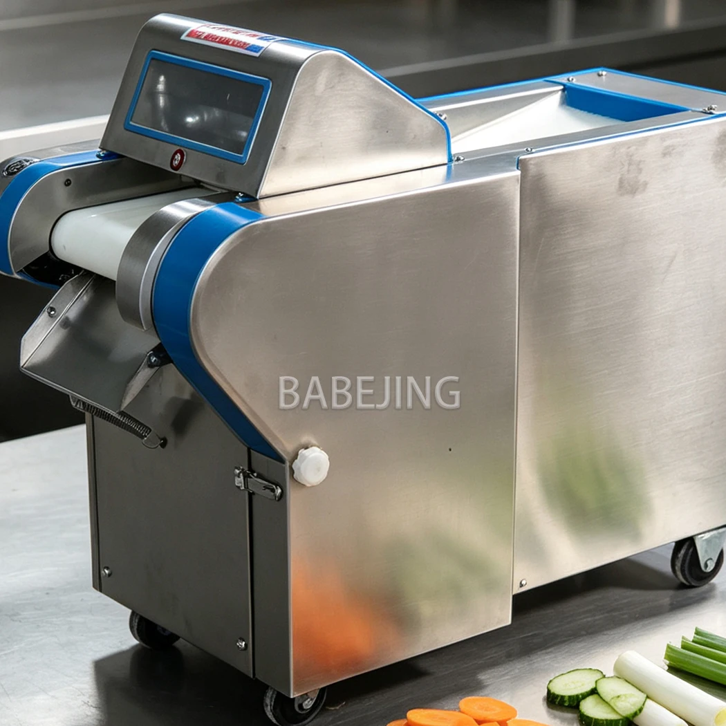 Food Slicing Dicing Machine Commercial Vegetable Cutter For Kitchen Food Stall Veggie Processing