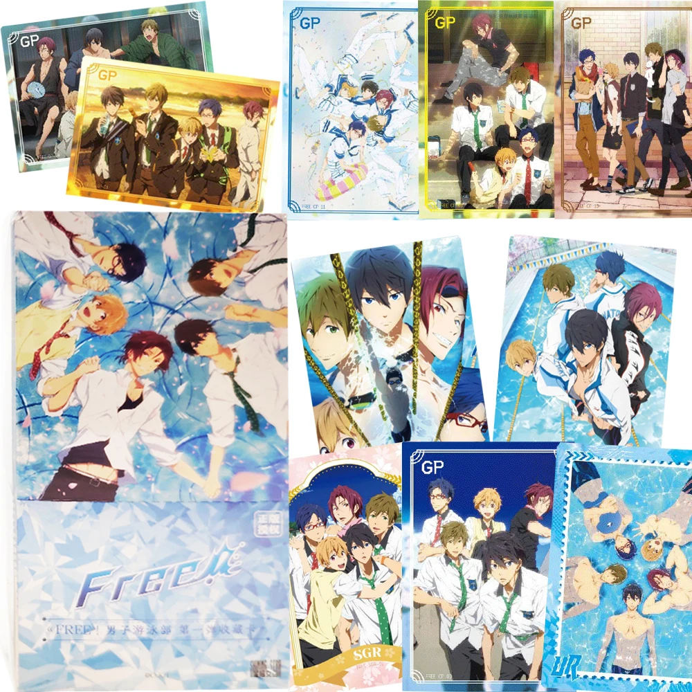

Genuine Free!-the Final Stroke Creative Peripherals Cards Anime Classic Scene Characters Image Cards Doujin Toys Hobbies Gifts