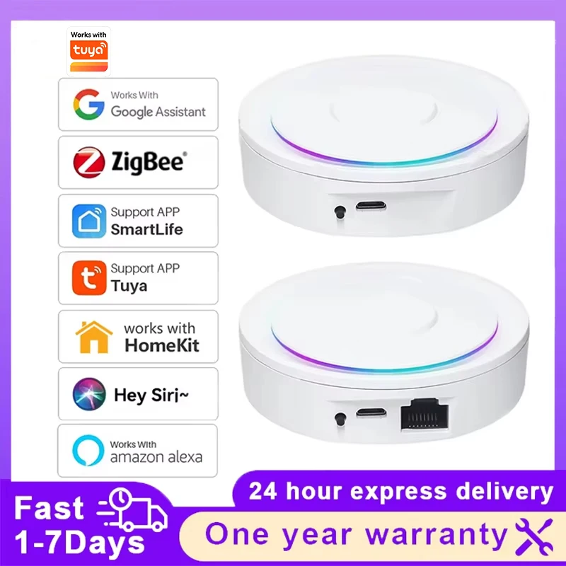 Tuya Smart ZigBee Wireless/Wired Gateway Hub Bridge Remote L