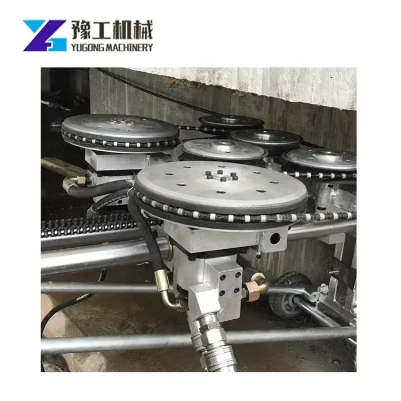 New Mining Industrial Quarry Stone Block Diamond Wire Saw Machine Big Rock Cutting Wire Saw Machine Factory Price